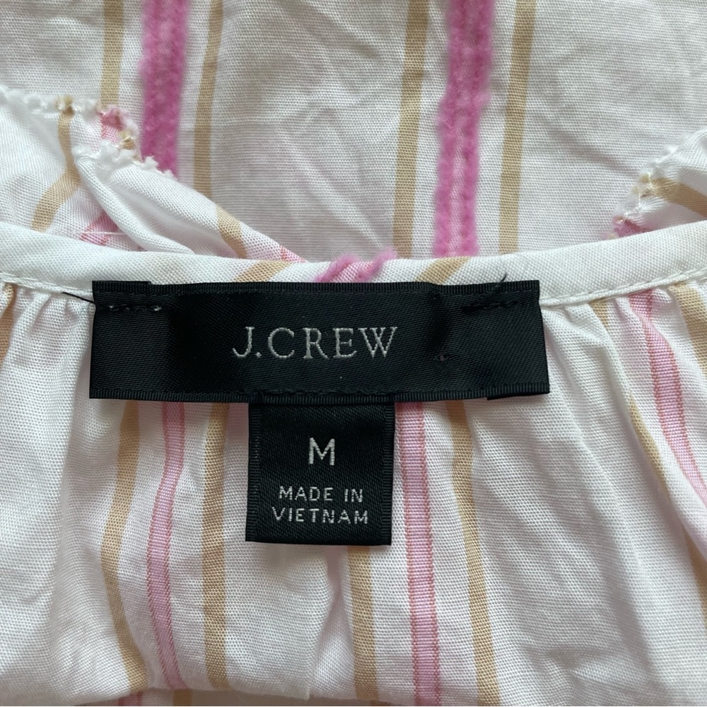 J. Crew | Tie-Front Ruffle Top - Picture 4 of 6